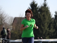 Gerda loopt Natuurloop Olympia mee