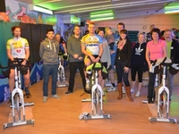 Schepen van Sport in actie op de spinning voor LCH.